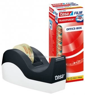 Image of tesafilm Orca Dispenser & Transparent Officebox- 8 rolls PK1