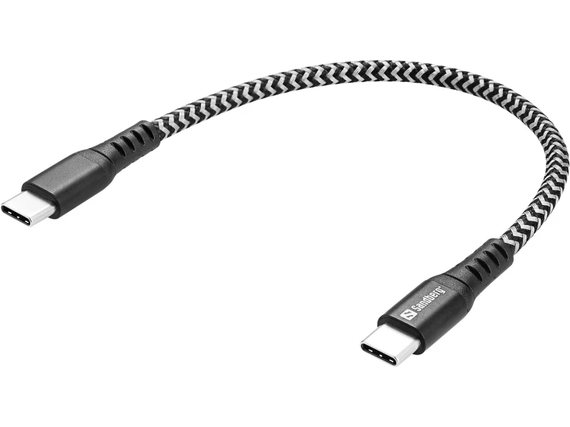 Image of Sandberg Survivor USB-C Cable 0.2M 100W