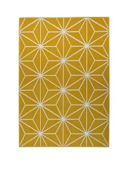 Image of Maestro Ochre Star Rug 160X230