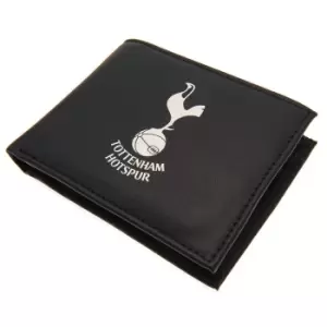Image of Tottenham Hotspur FC Crest PU Wallet (One Size) (Black/White)
