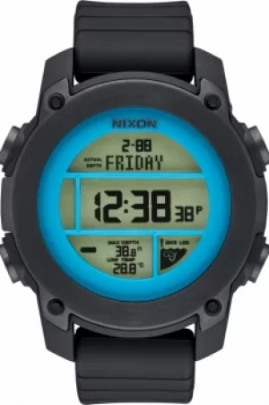 Image of Unisex Nixon The Unit Drive Alarm Chronograph Watch A962-2238