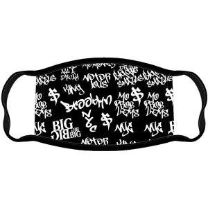 Image of Biggie Smalls - Grafitti Face Mask - Black