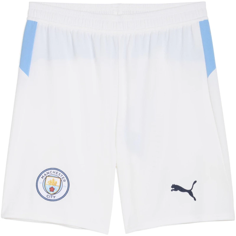 Image of Puma Manchester City Home Shorts 2025 2026 Adults White male XL