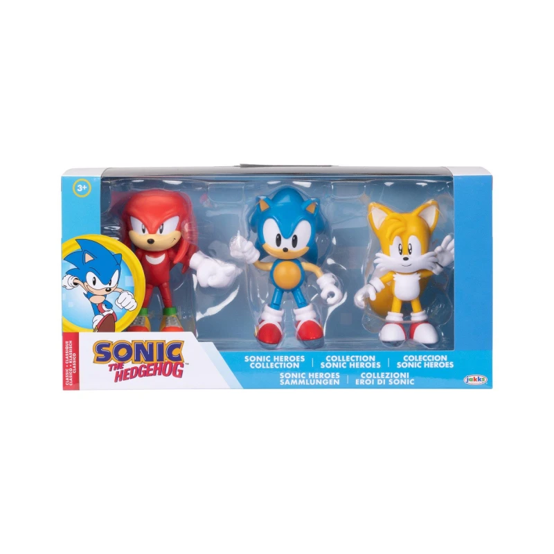 Image of Sonic the Hedgehog Sonic 4" 3PK FIGS 52 - Multi Multi One Size