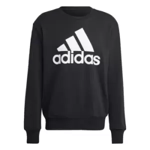 Image of adidas Essentials French Terry Big Logo Sweatshirt Mens - Black