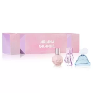 Image of Ariana Grande Gift Set 7.5ml Sweet Like Candy Eau de Parfum + 7.5ml Ari Eau de Parfum + 6.5ml R.E.M EDP