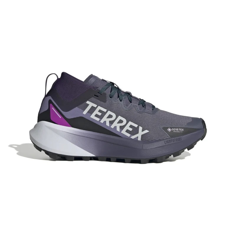 Image of Womens trail running shoes adidas Terrex Agravic GTX Violet Female 38