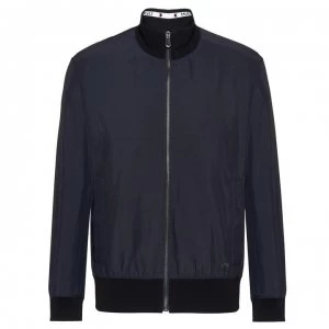 Image of Hugo Boss X Liam Payne Bayn Bomber Jacket Navy Size L Men