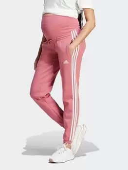 Image of adidas Maternity Tracksuit Bottoms, Pink, Size 2XL, Women