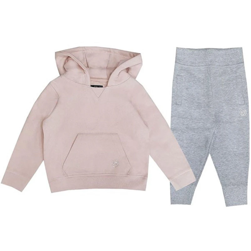 Image of Firetrap 2 Piece Jogging Set Baby Girls - Pink Pink 0 - 6 Months