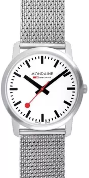Image of Mondaine Watch Simply Elegant - White