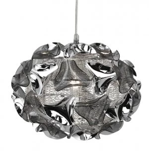 Image of 1 Light Ceiling Pendant Chrome, E27