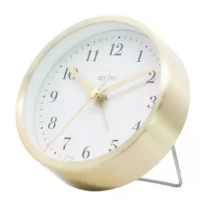 Image of Acctim CK6248 Tegan Non-ticking Analogue Alarm Clock Gold