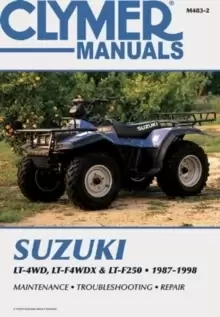 Image of Suzuki LT-4WD, LT-F4WDX & LT-F250 ATV (1987-1998) Service Repair Manual