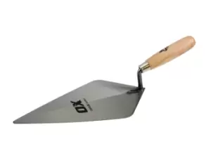 Image of OX Tools OX-T017428 OX Trade Brick Trowel London - Wooden Handle 11" / 280mm