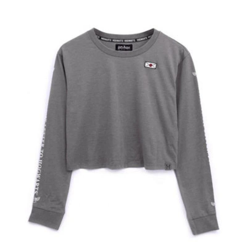 Image of Harry Potter Long Sleeved T-Shirt Grey female