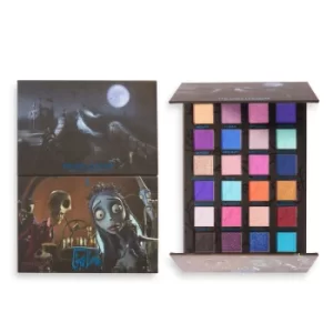 Image of Corpse Bride X Makeup Revolution Upstairs Downstairs Eyeshadow Palette
