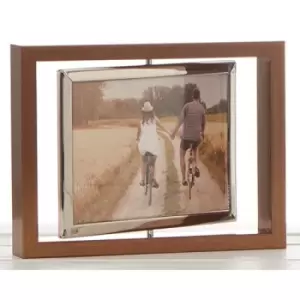Image of Copper Silver Spin 6 x 4 Photo Frame