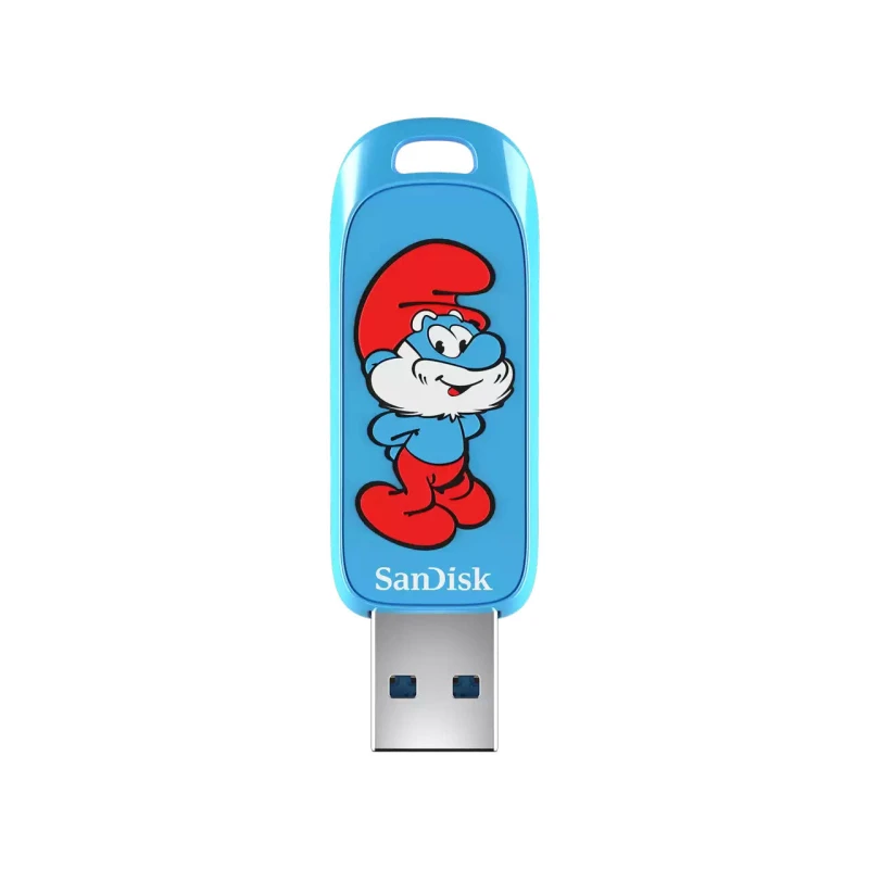 Image of SanDisk SanDisk Smurf USB flash drive 64GB USB Type-A 3.2 Gen 1 (3.1 Gen 1) Blue SDCZIS-064G-G46