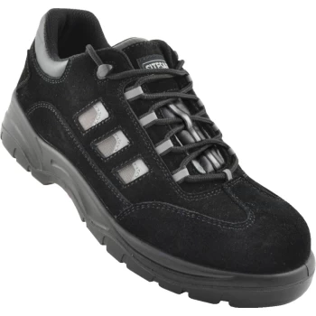 Image of TNS104 Black Safety Trainers - Size 4