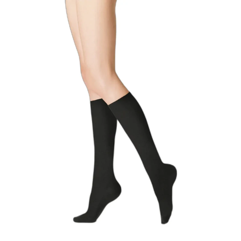 Image of Fogal Womens knee-high socks Fogal Nepal Noir Female S/M