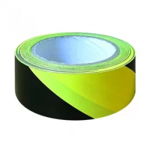 Image of Black And Yellow Hazard Tape Pack of 6 HZT3348