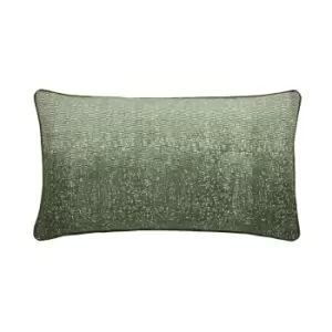 Image of Bedeck of Belfast Rare Earth Aura Cushion 70cm x 40cm, Nettle Green
