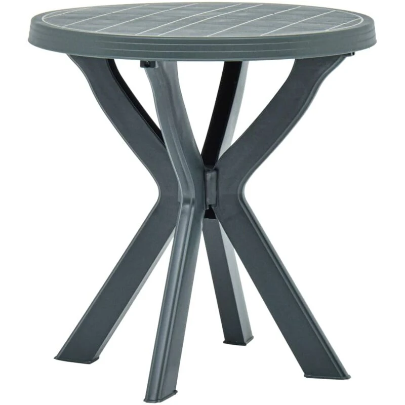 Image of VIDAXL Bistro Table Green Ø70cm Plastic Vidaxl 8719883859804