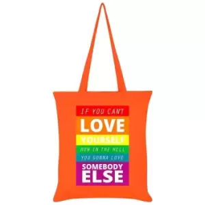 Image of Grindstore If You Cant Love Yourself Tote Bag (One Size) (Multicoloured) - Multicoloured