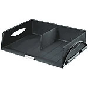 Image of Leitz Letter Tray Sorty Tray Landscape A3 Plastic Black 49 x 38.5 x 12.5 cm