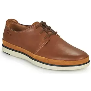 Image of Clarks BRATTON LACE mens Casual Shoes in Brown,7,8,9,9.5,11