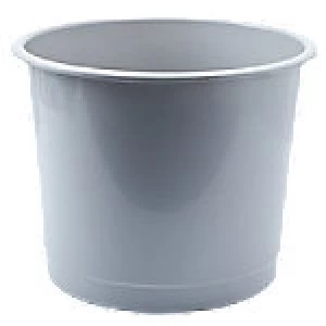 Image of Niceday Plastic Waste Bin 14 L Grey 31.4 x 31.4 x 25.4 cm