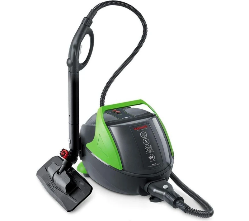Image of POLTI Vaporetto Pro 95_Turbo Flexi Steam Cleaner - Black & Green,Black 8007411011740