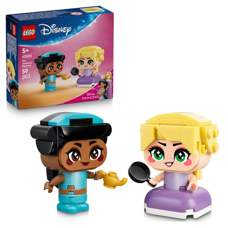 Image of LEGO Disney Princess Mini Jasmine & Rapunzel Figures 43303