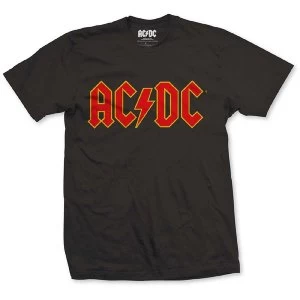 Image of AC/DC - Logo Kids 7 - 8 Years T-Shirt - Black