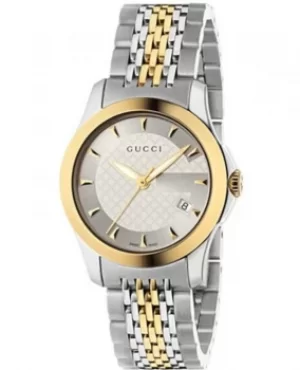 Image of Gucci G-Timeless Silver Dial Steel Womens Watch YA126511 YA126511