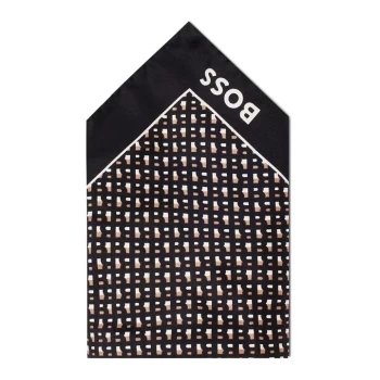 Image of Boss H-Pocket Square - Black
