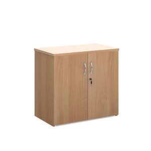 Image of Dams Lockable Cupboard with One Fixed Shelf 740mm - Beech