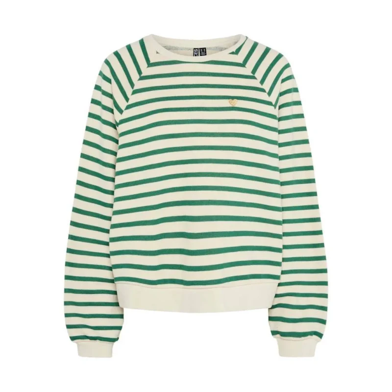 Image of Pieces Sweatshirt woman Pieces Greta Blanc Female S 17128390-4661851