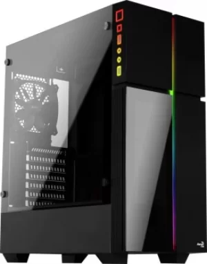 Image of Aerocool Playa Tempered Glass RGB Midi PC Gaming Case