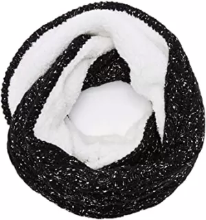 Image of Superdry Gracie Cable Snood, Black, Women