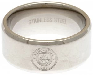 Image of Stainless Steel Man City Ring - Size X