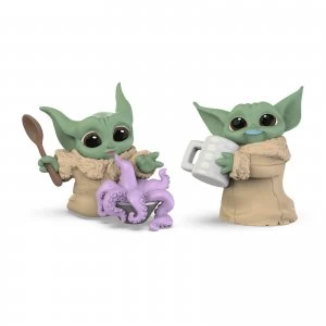 Image of Star Wars The Bounty Collection The Child 2-Pack Tentacle Soup Surprise, Blue Milk Mustache Posed Figures