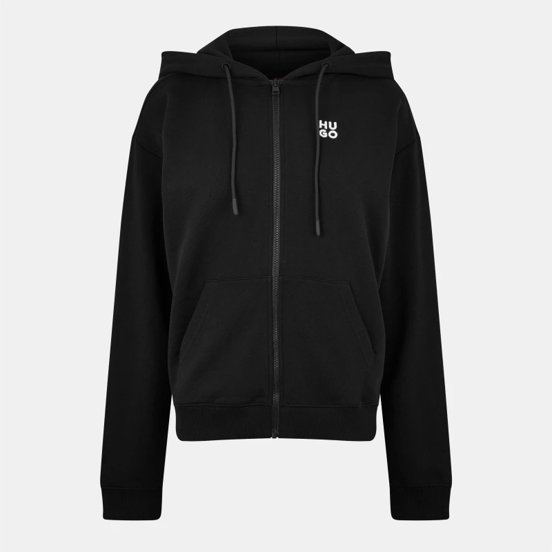Image of Hugo Dalfine Logo Hoodie Black female XS
