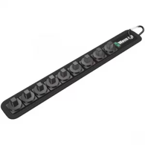 Image of Wera 05003981001 Unloaded Zyklop 3/8" Socket Rail Belt 9 Socket Lo...