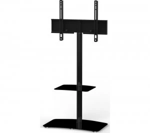 Image of Sonorous Tall Contemporary PL2810-BLK 650 mm TV Stand with Bracket