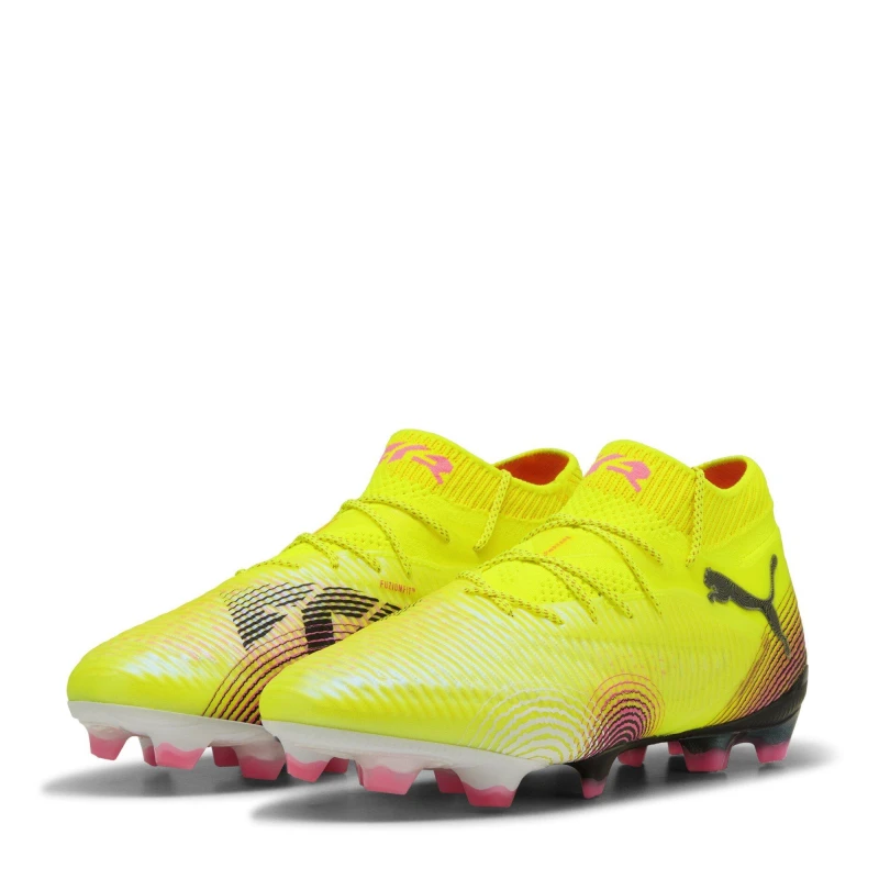 Image of Puma Future 8 Ultimate Adults Firm Ground Football Boots Yellow/Black male 6 (39)