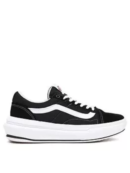 Image of Vans Overt, Black/White, size: 5, Unisex, Trainers, VN0A7Q5EBA21