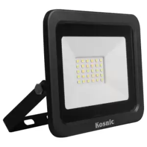 Image of Kosnic Rhine Black 30W LED Floodlight - Cool White - KFLDHS30Q465-W40-BLK
