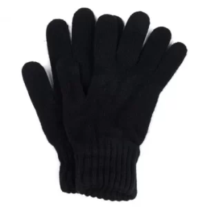 Image of Barbour Mens Lambswool Gloves Black Medium
